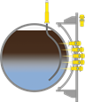 Interface tracking in the primary desalter