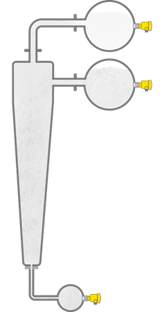 Misura di pressione nell’epuratore