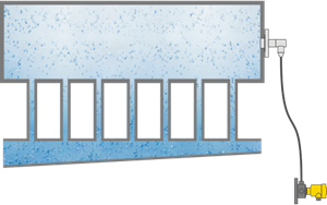 Drukmeting in de stofoploop