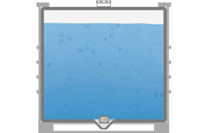 Niveaumeting in IBC-containers