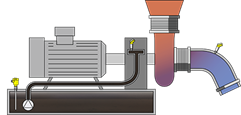 Niveau- en drukmeting in het vacuümsysteem 