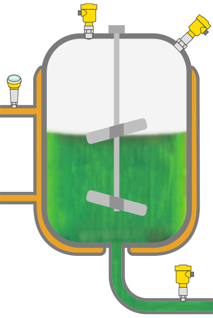 Mesure de niveau et de pression dans la production d’enzymes, de protéines et d’anticorps 