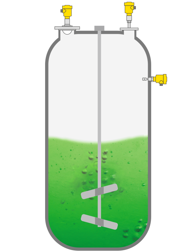 Füllstand-, Druckmessung und Grenzstanderfassung in der Mehrprodukt- und Mehrstraßenanlage