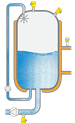 纯净水储罐液位及压力测量