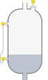 Misura di livello nel separatore di liquidi (compressor knockout drum)