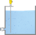 Cooling tower basin level measurement