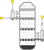 Level measurement and point level detection in the fractionator