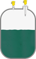Level measurement and point level detection of holding tanks