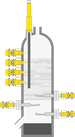 Density measurement in the hydrocracker