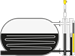 Level measurement in the preflash drum