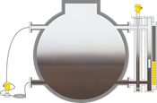 Füllstandmessung in Propankugeltanks