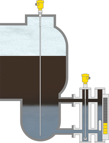 Interface measurement in the sour water stripper