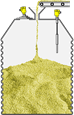 Level measurement and point level detection in the grain silo