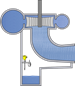 Level and point level detection in the seepage water shaft