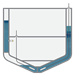 Niveaumeting in de forepeak-, wing- en DB-tanks met ballastwater