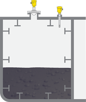 Level measurement and point level detection in FPSO crude oil tanks