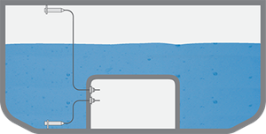 Medición de nivel y de presión en depósitos de agua de lastre de buques Heavy Lift (buques semisumergibles para cargas pesadas)