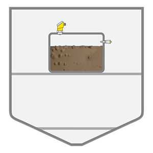 Medición de nivel en depósitos para aguas grises o negras