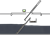 Differential water level measurement for control of screen raking