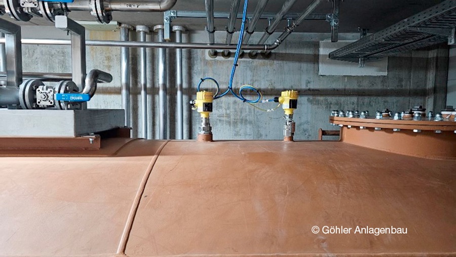 Der fokussierte Messstrahl der Radar-Füllstandsmessgeräte VEGAPULS 6X ermöglicht einen Einbau mit kleinen Prozesssanschlüssen.