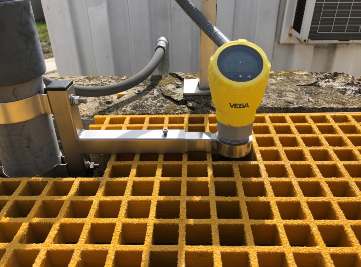 radar install over grate