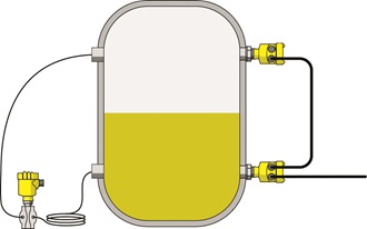 Medición de presión diferencial electrónica (derecha) y convencional (izquierda).