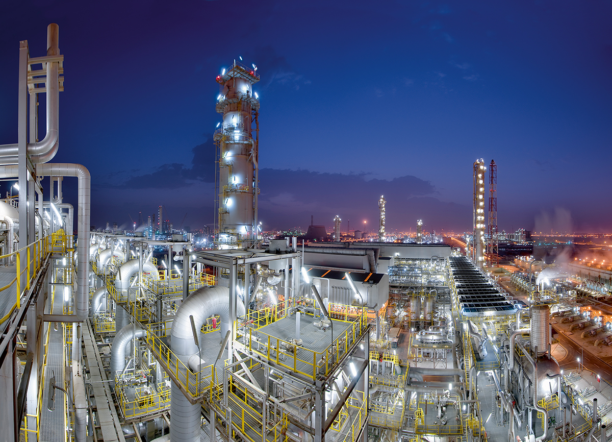 Ethylenanlage von Linde in Al Jubail in Saudi-Arabien.