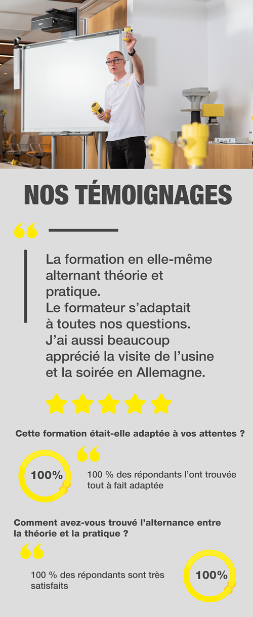 formations capteurs