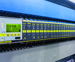 A row of signal conditioners