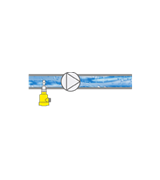 Trockenlaufschutzpumpe:  Vibrationsgrenzschalter VEGASWING 61 zur Grenzstanderfassung