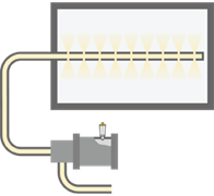 Aceite hidráulico:  Sensor de presión VEGABAR 29 con conexión IO-Link