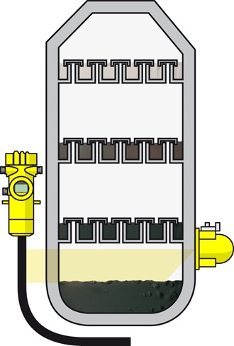 Los sensores radiométricos se utilizan para la monitorización continua del nivel y el nivel límite  en las aplicaciones de sólidos a granel y de líquidos más exigentes.