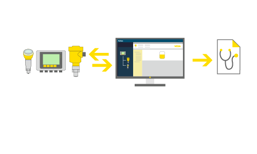 VEGA DTM collection function: diagnostics