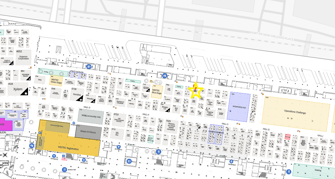 WEFTEC 2026 Floor Plan