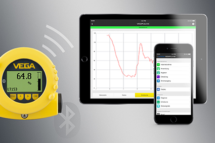 Bluetooth makes sensor adjustment convenient and reliable | Blog - VEGA