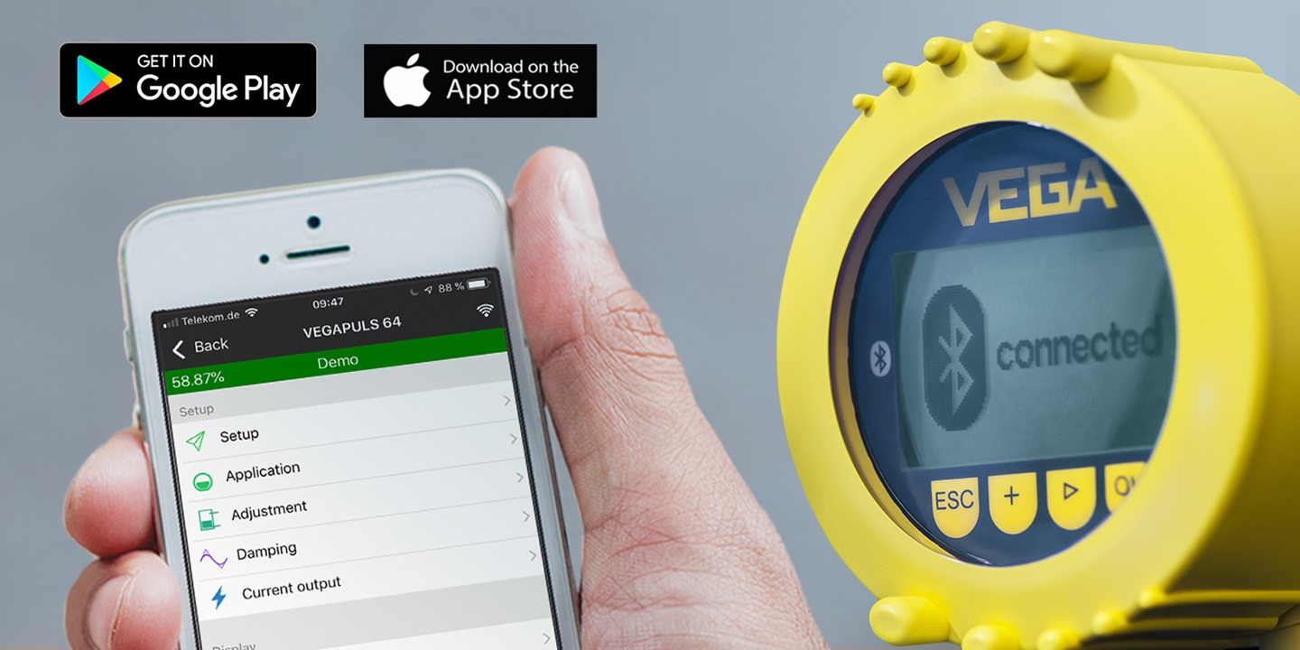 Getting your sensor data faster with VEGA Tools app