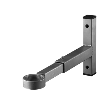 Wall bracket with slide adapter