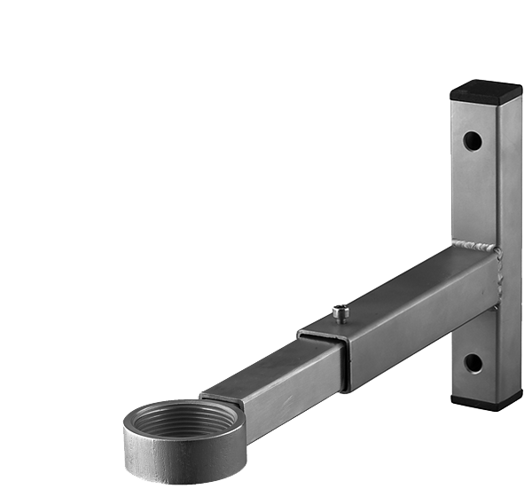 Wall bracket with slide adapter