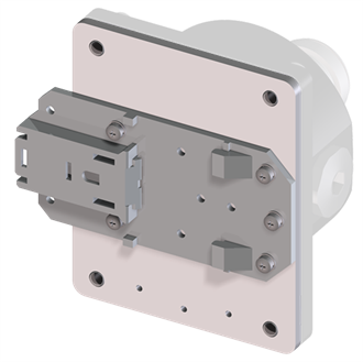Adaptateur rail DIN pour boîtier déporté