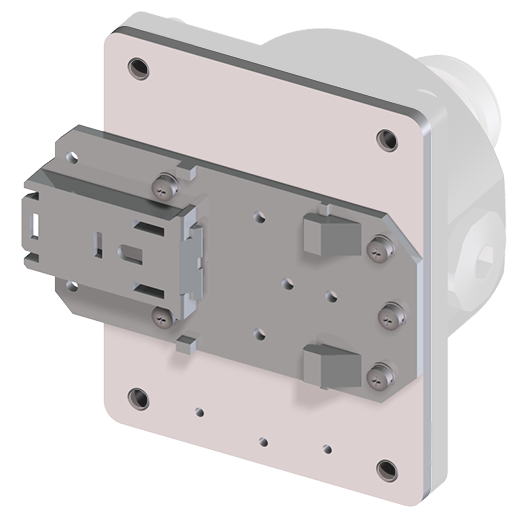 Adaptateur rail DIN pour boîtier déporté