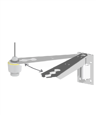 Mounting angle with adjustable bracket