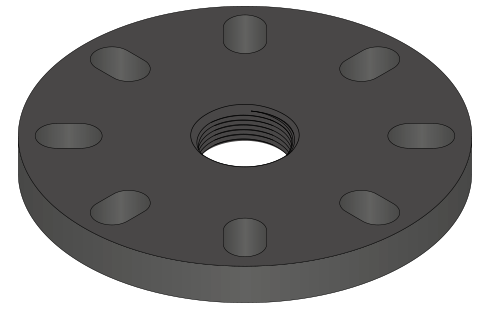 Universal flange for VEGAPULS BASIC line