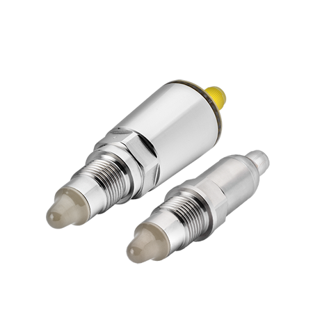 Capacitieve niveauschakelaars voor de detectie van vloeistoffen op waterbasis en voor de detectie van lichte bulkgoederen