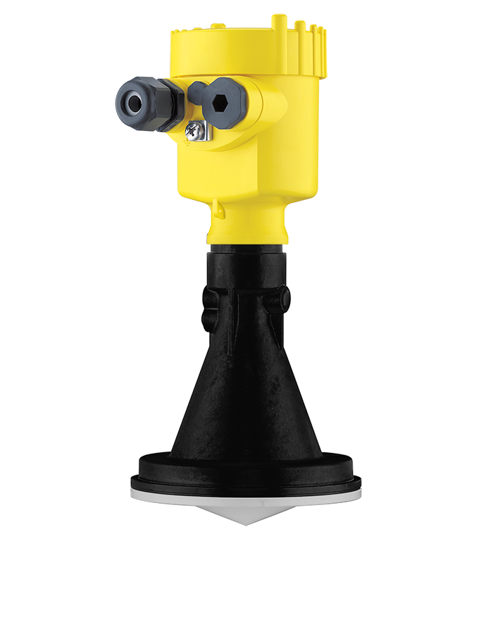 with plastic horn antenna (ø80 mm)