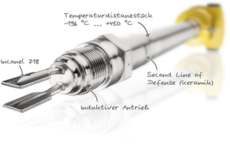 VEGASWING 66 - Vibrationsgrenzschalter für Flüssigkeiten bei extremen Prozesstemperaturen und -drücken