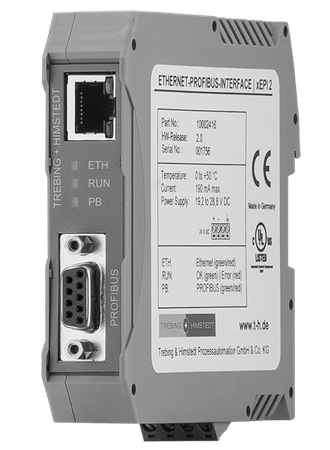 Ethernet-Profibus Interface - Ethernet-Profibus-Interface ermöglicht den Zugang von Parametriersoftware (PACTware) zum Feldgerät