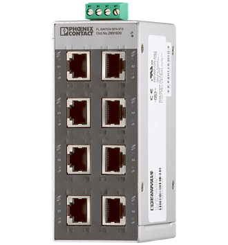 Ethernet-Switch - 8-fach-Ethernet-Switch