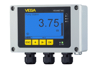 VEGAMET 842 - Controlador e instrumento de visualización robustos para sensores de nivel