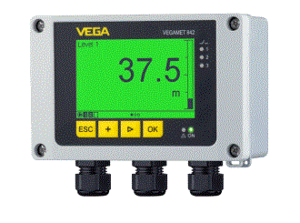 VEGAMET 842 - Seviye sensörleri için sağlam kontrolör ve gösterge cihazı