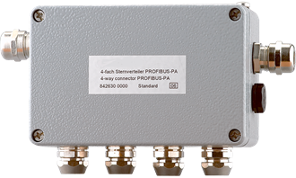 Profibus PA T-distributor - Distributor for Profibus PA bus systems